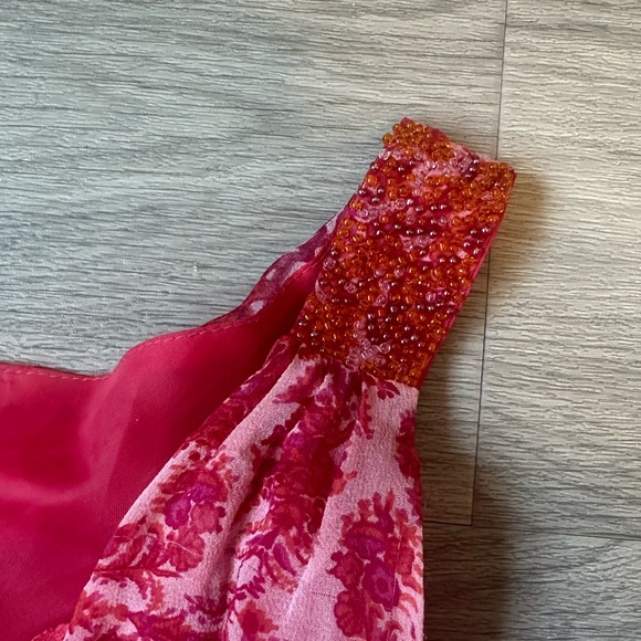 Vintage Vision Apparel Silk Cowl Neck Dress - Picture 7 of 9